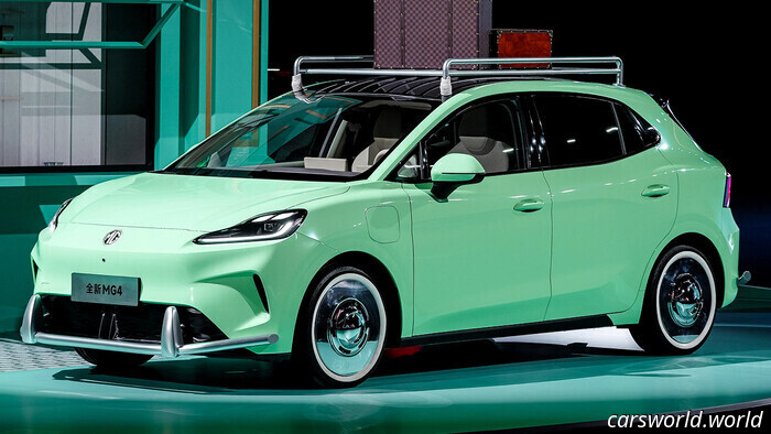 El hatchback asequible de MG se une al exclusivo club de vehículos eléctricos semi-sólidos | Carscoops